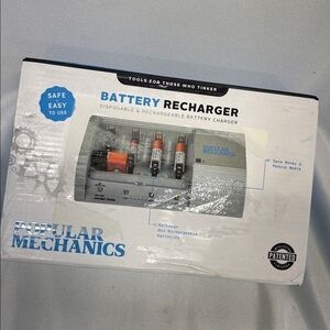 Popular Mechanics Battery Recharger disposable & rechargeable battery charger